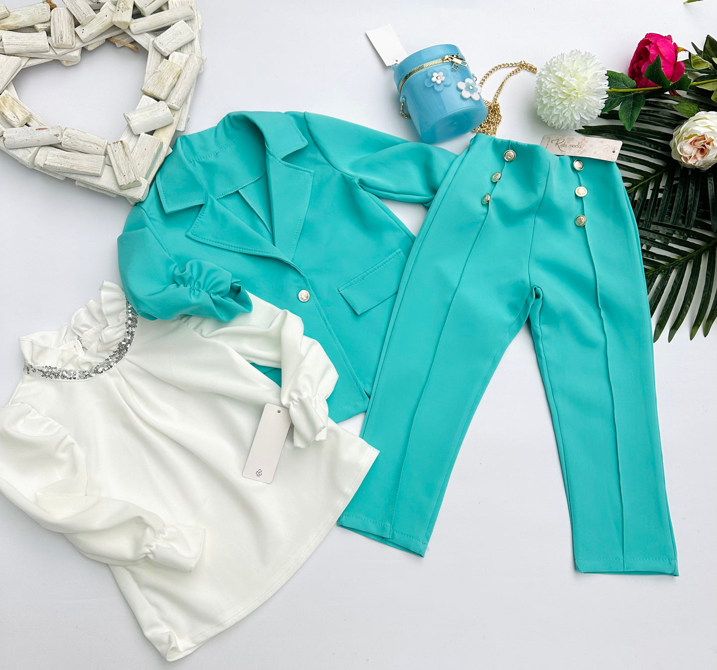 White elegant top
