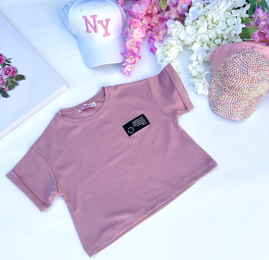 Pink short top