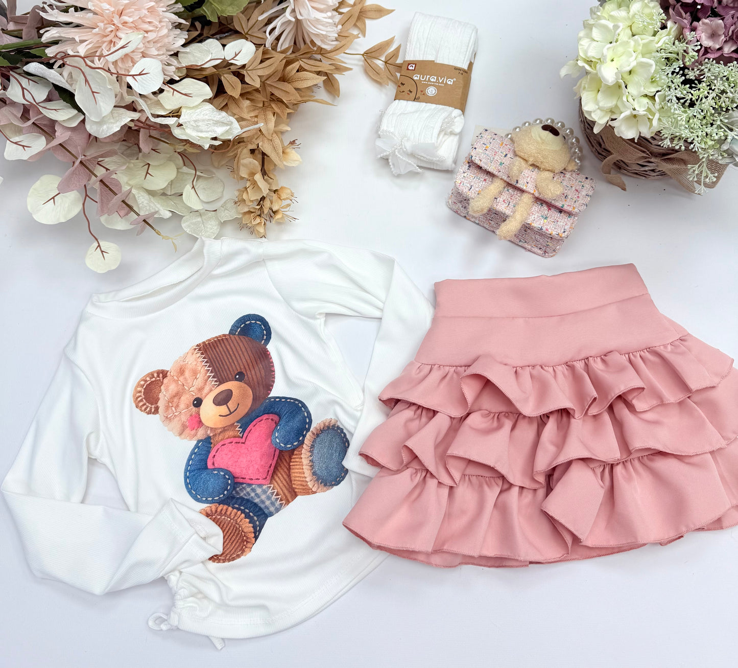 Pink skirt