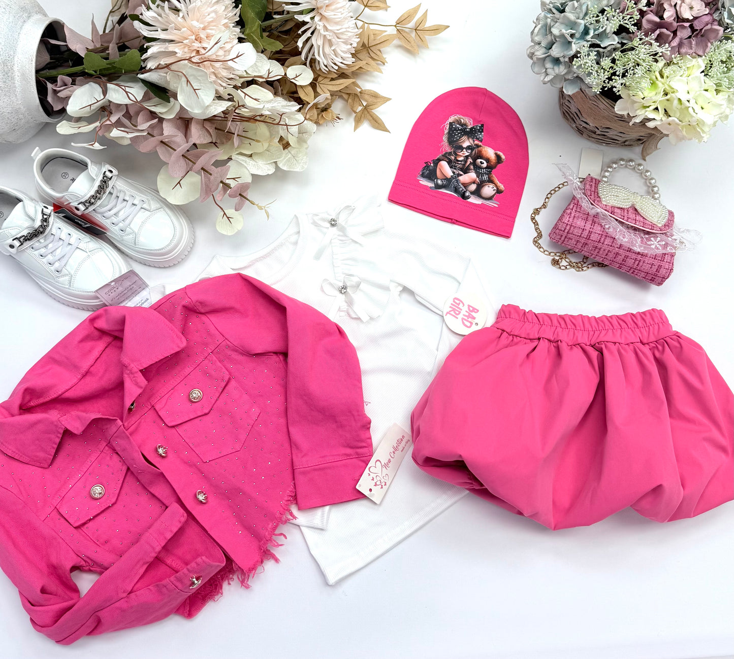 Pink sparkle jacket