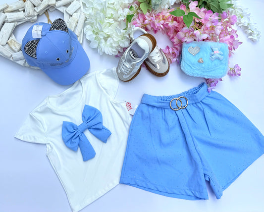 Blue sparkle set