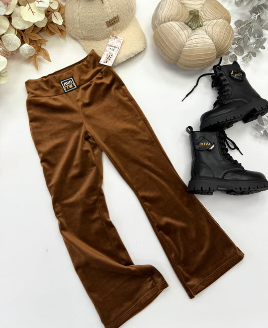 Carmel velvet pants