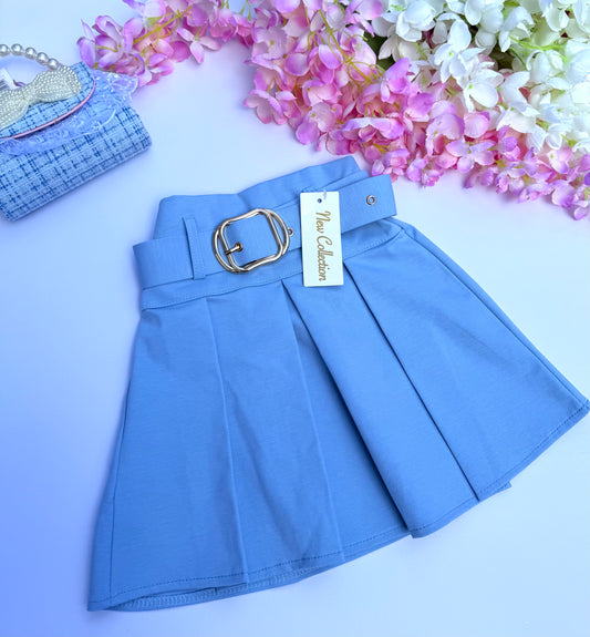 Blue skirt