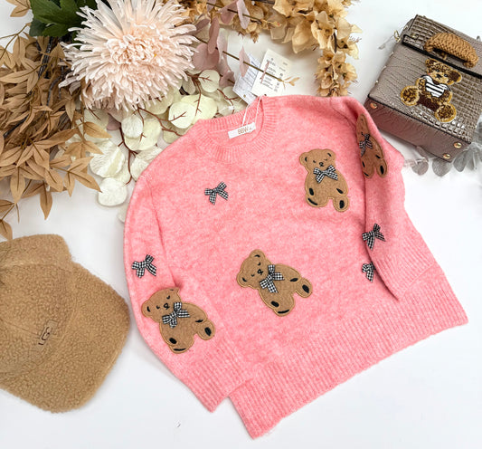 Pink Teddy jumper