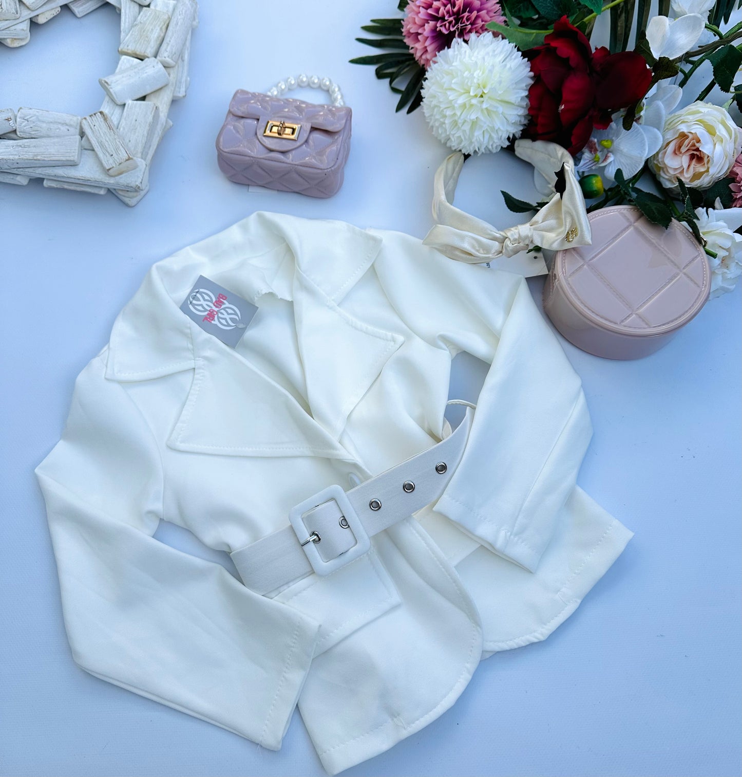 White blazer