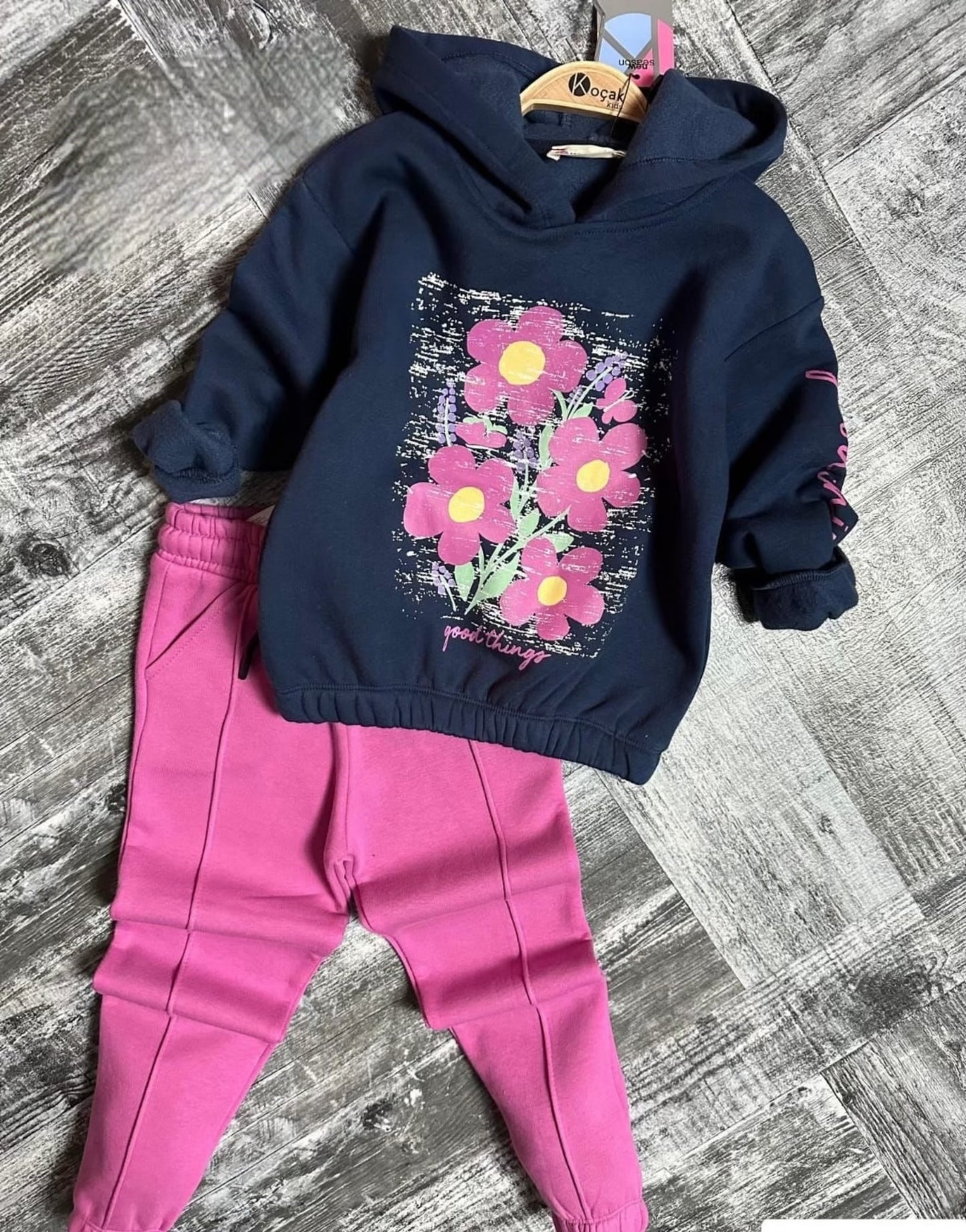 Flower warm tracksuit