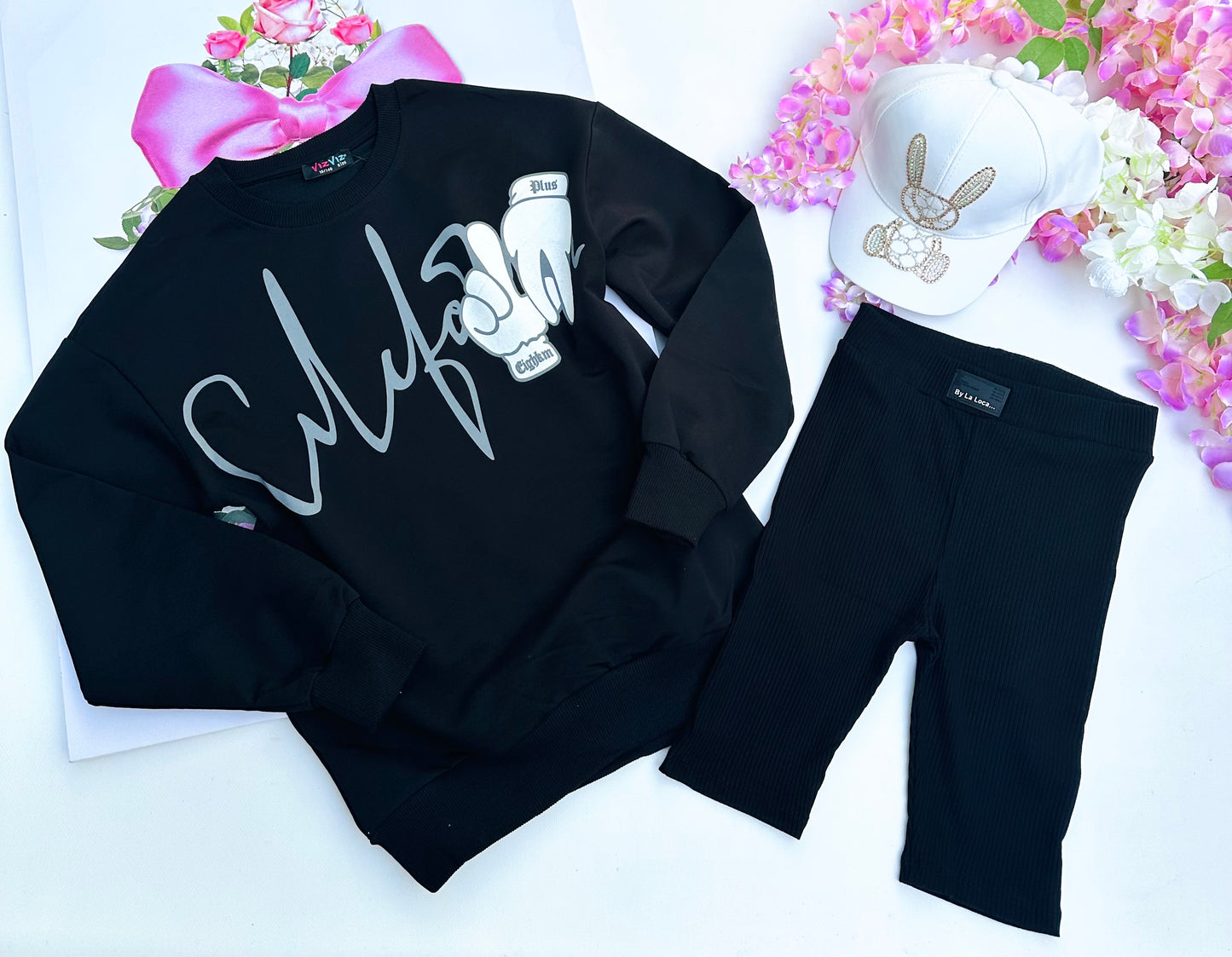 Black oversize sweatshirt