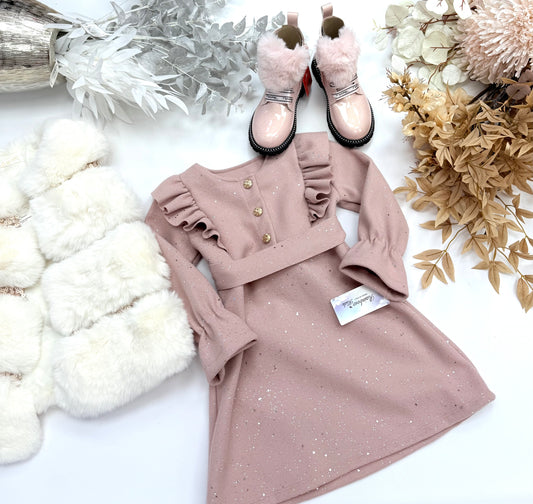 Pink sparkle dress