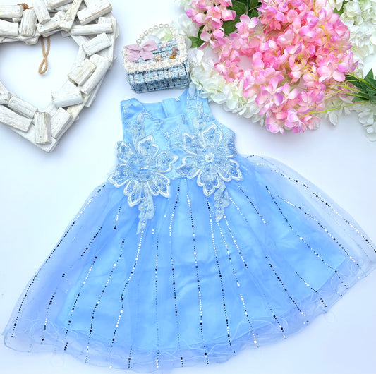 Blue dress