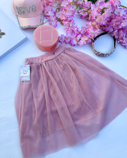 Pink skirt