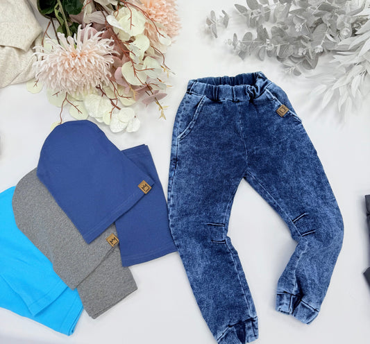 Soft denim pants