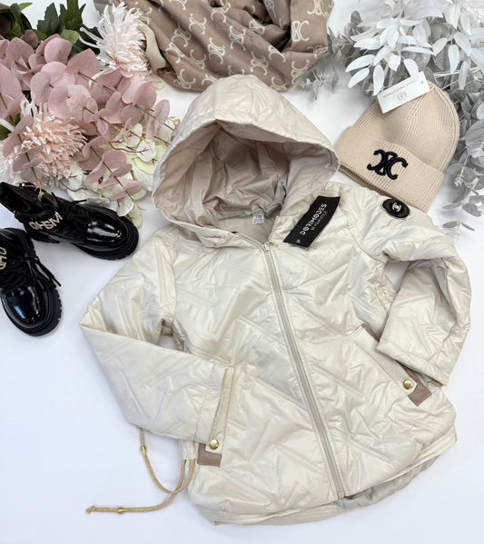Beige autum jacket