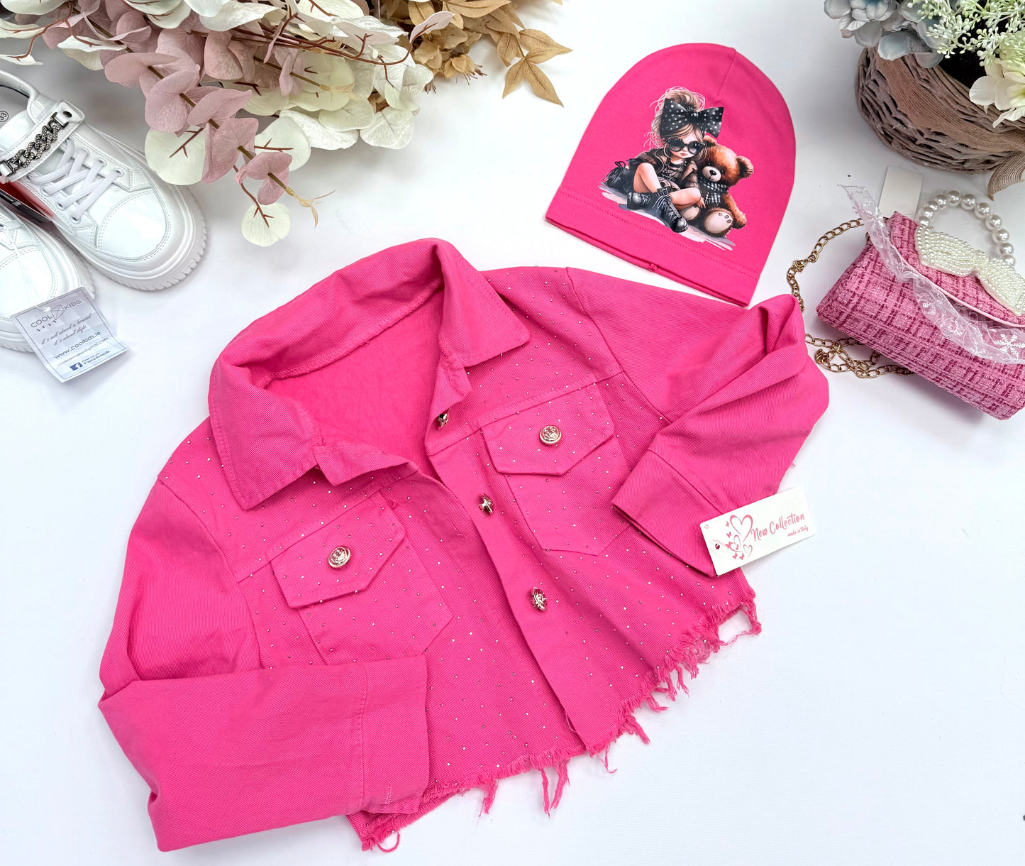 Pink sparkle jacket