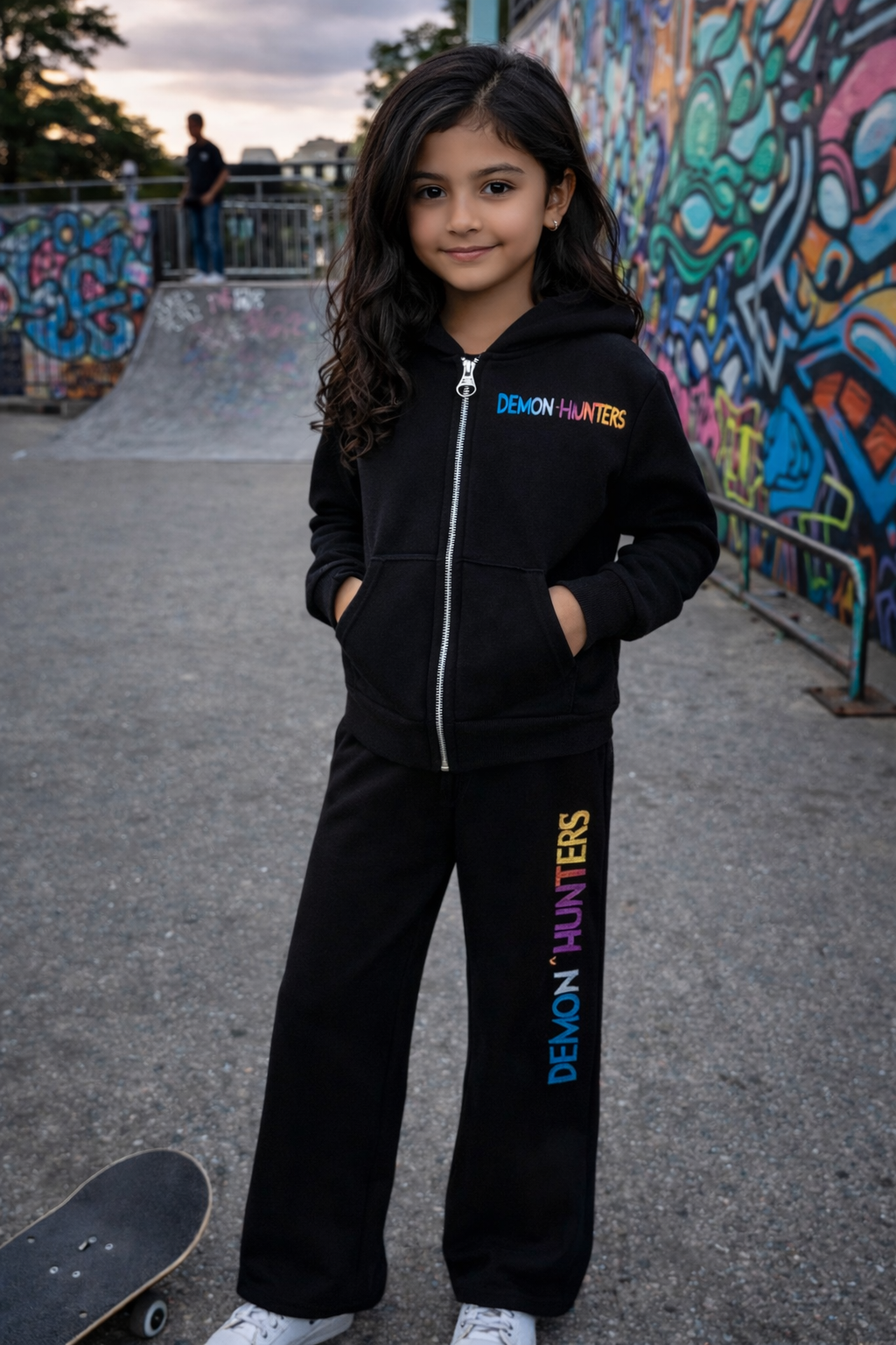 Black warm tracksuit