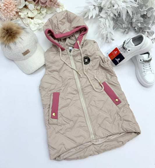 Beige gilet