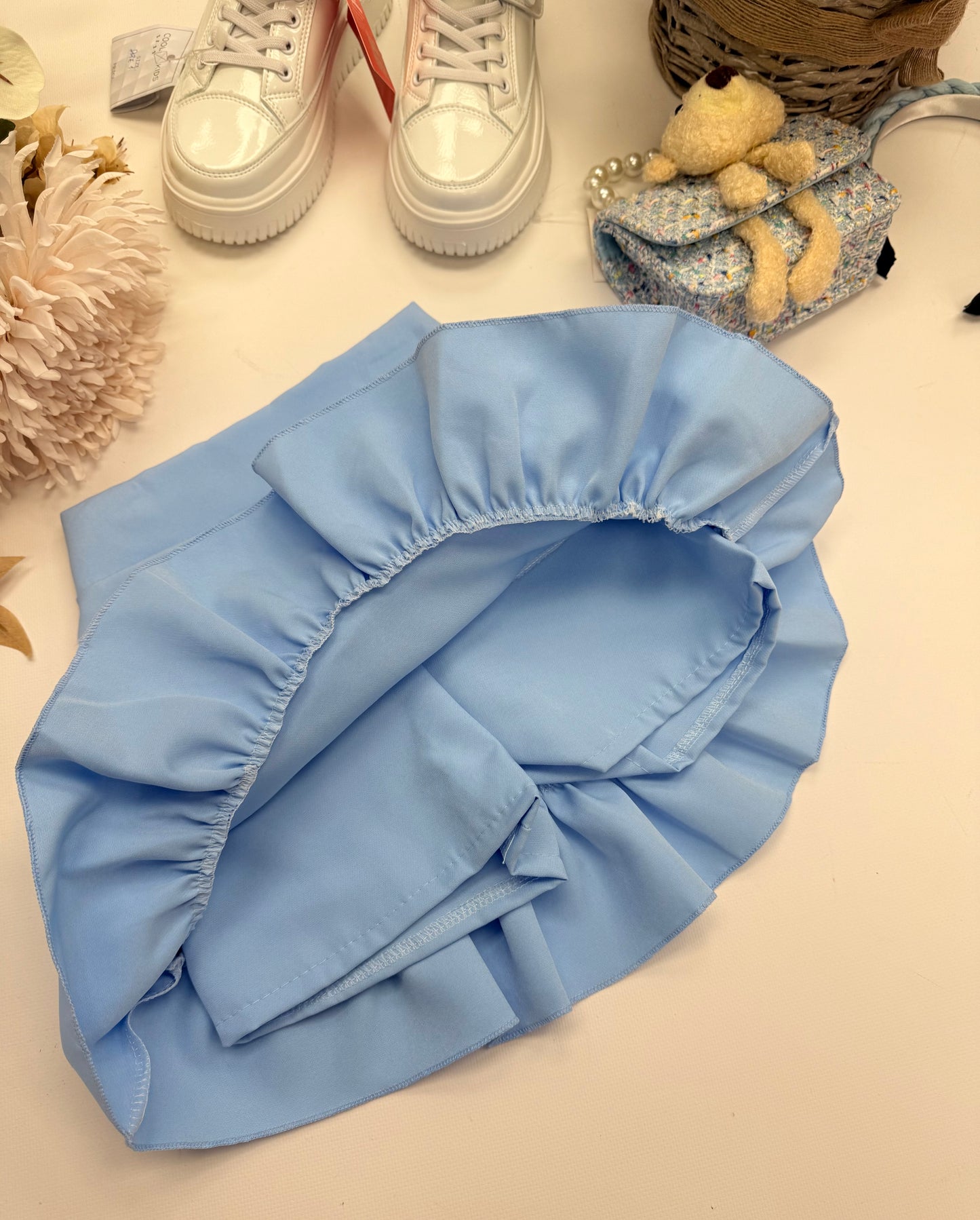 Blue skirt
