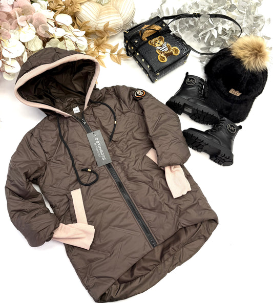 Chocolate autumn jacket