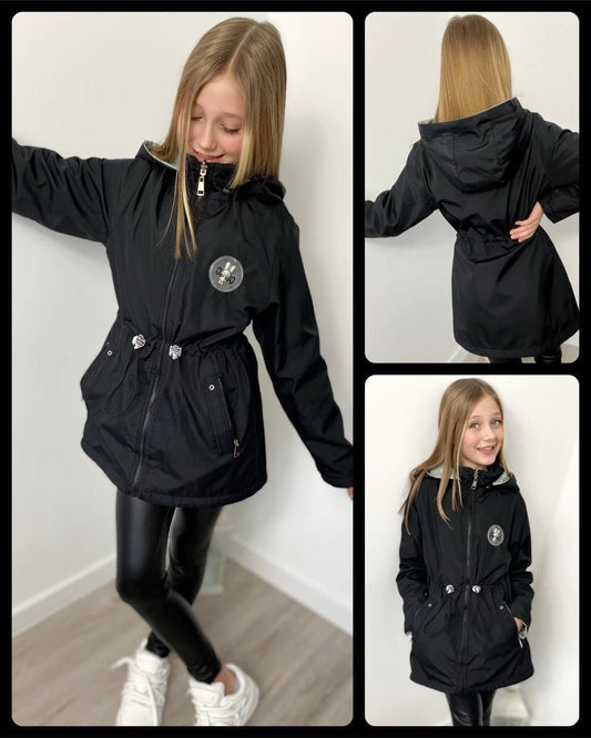 Black reversable jacket