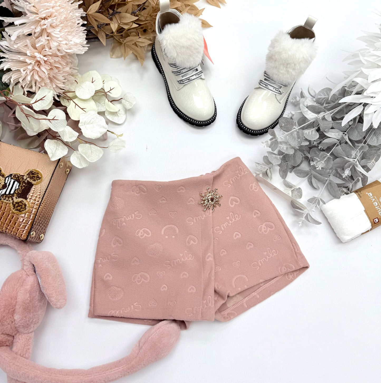 Pink skorts