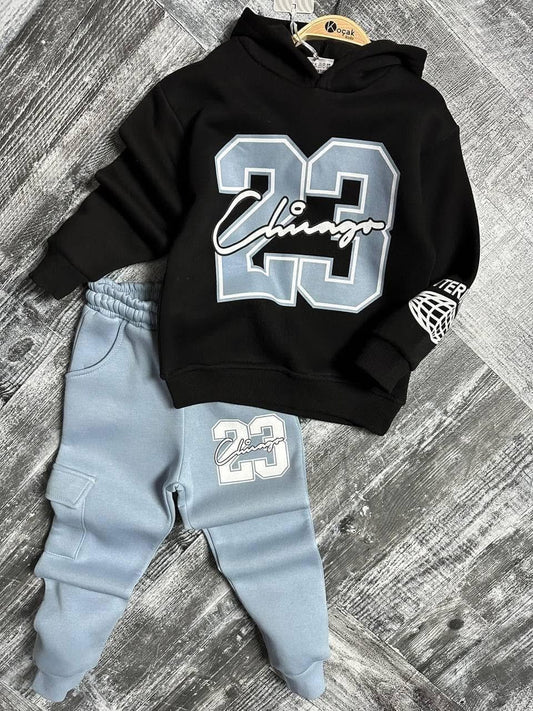 Blue warm tracksuit