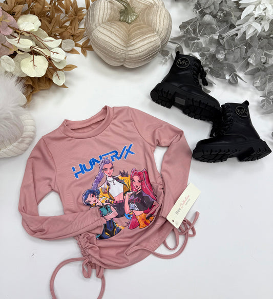 Light pink Kpop top