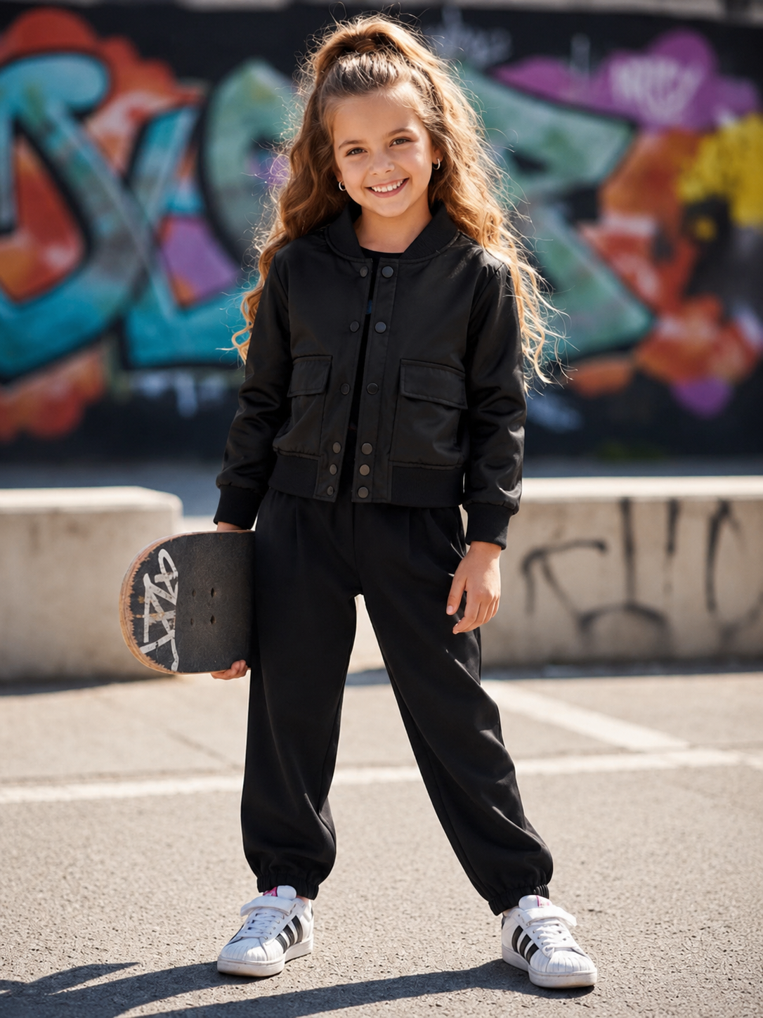 Black bomber jacket