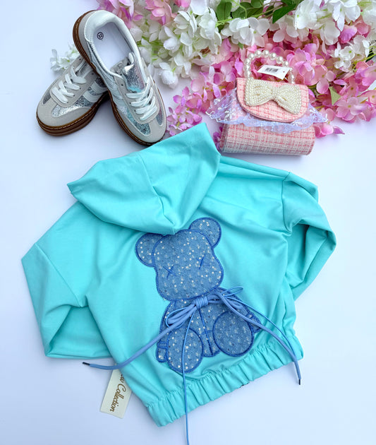 Mint Teddy hoodie