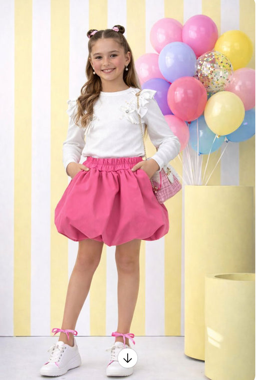 Pink skirt