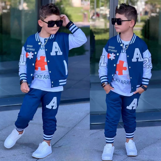 Blue 3 pieces set