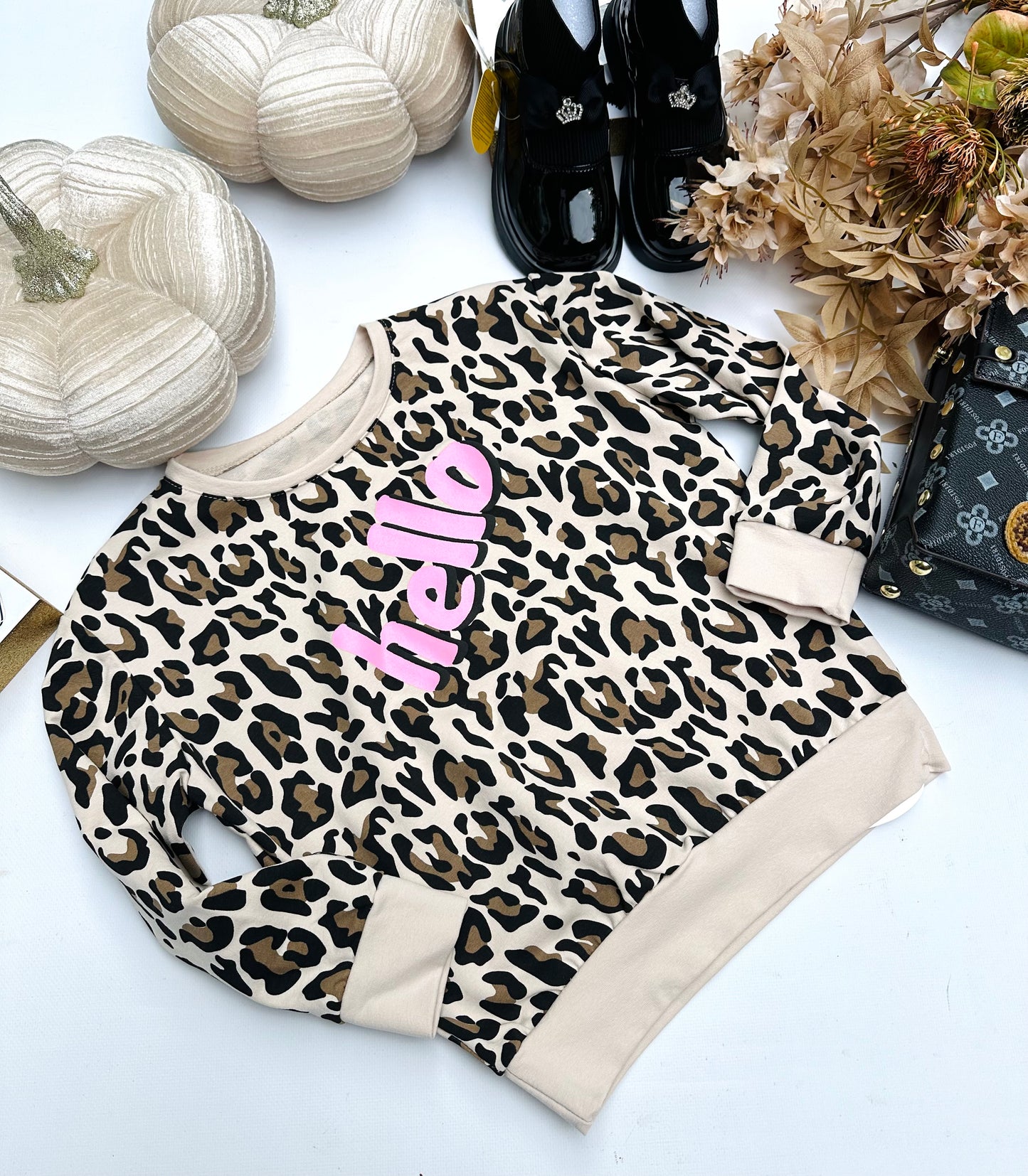 Wild print sweatshirt