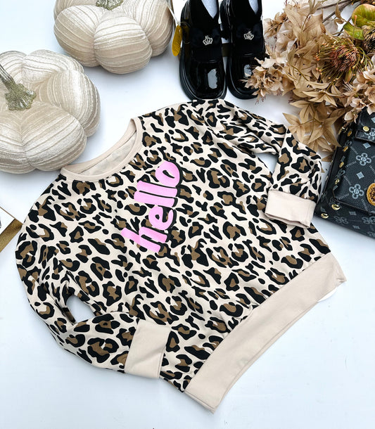 Wild print sweatshirt