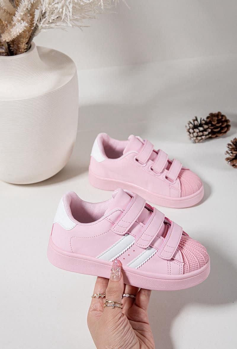 Pink sneakers