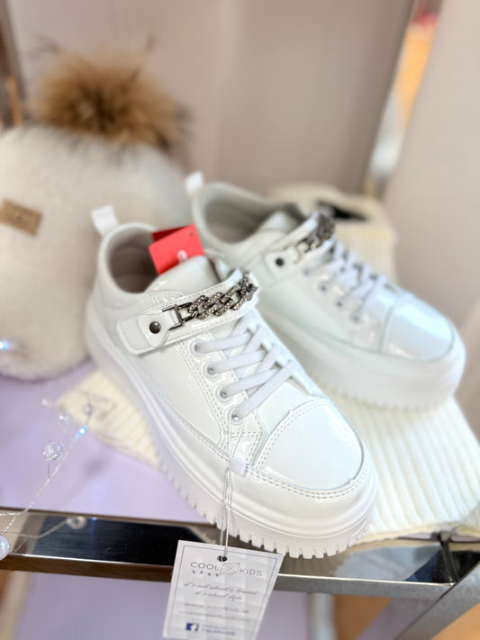 White sneakers