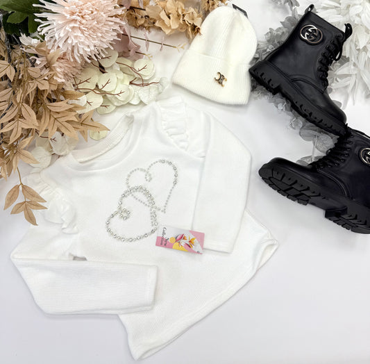 White Heart sweatshirt