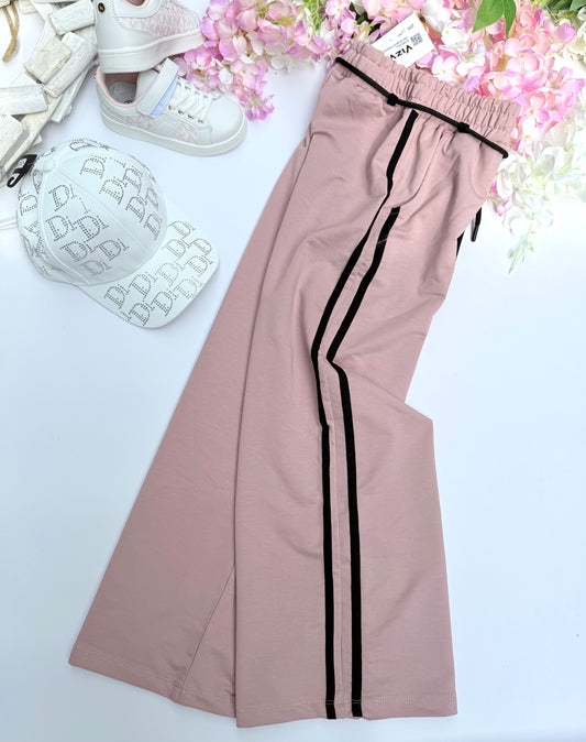 Pink wide leg pants
