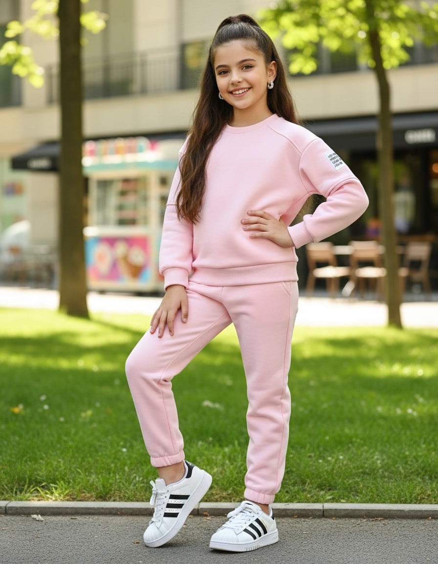 Pink tracksuit