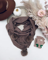 Wool winter scarf