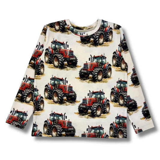 Top with red tractor