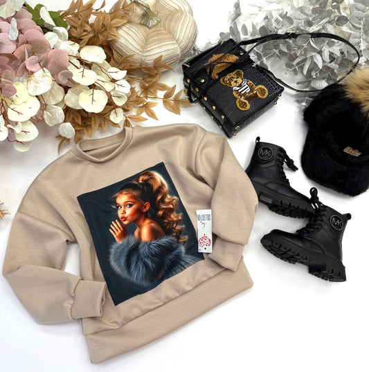 Beige sweatshirt