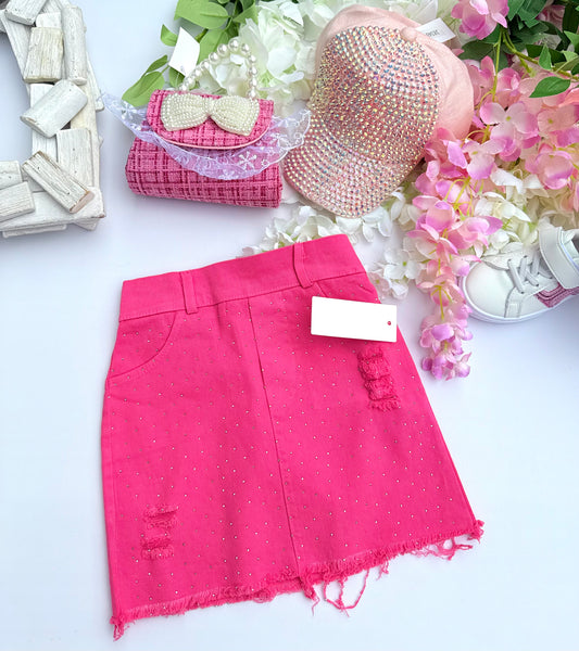 Pink  sparkle skirt