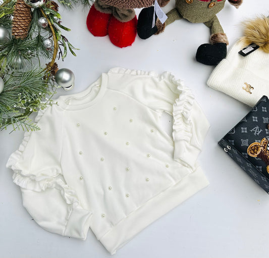 White sweatshirt