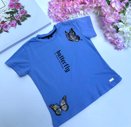 Lilac butterfly t shirt