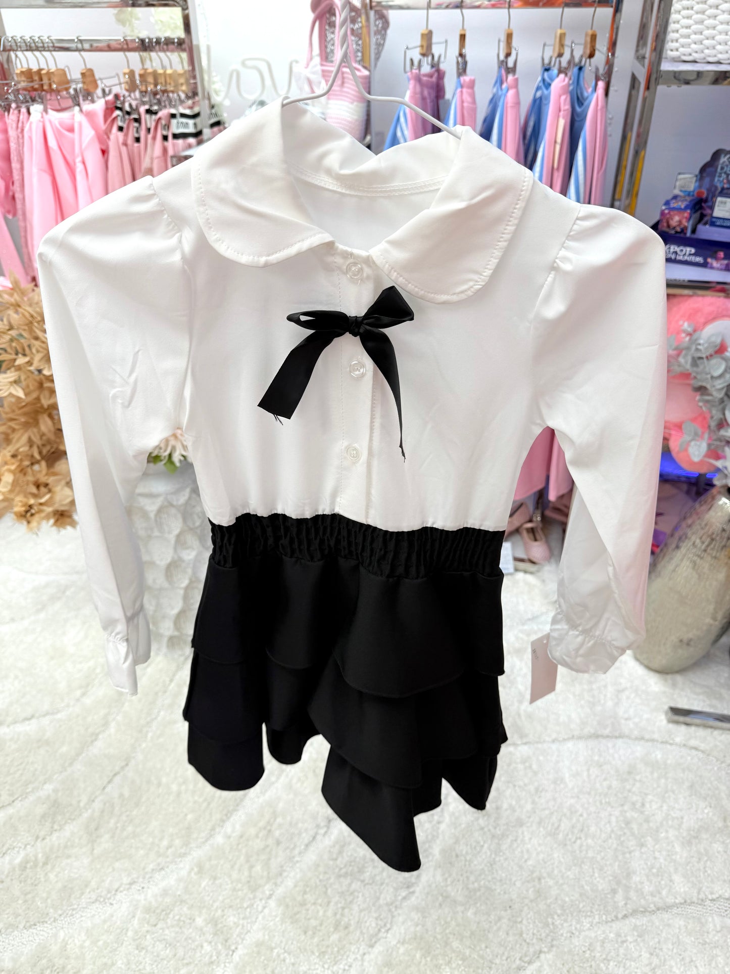 Black and white dress