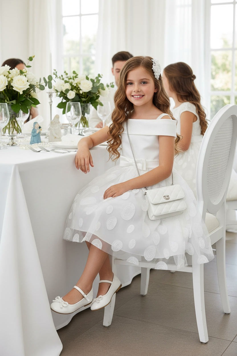 White elegant dress