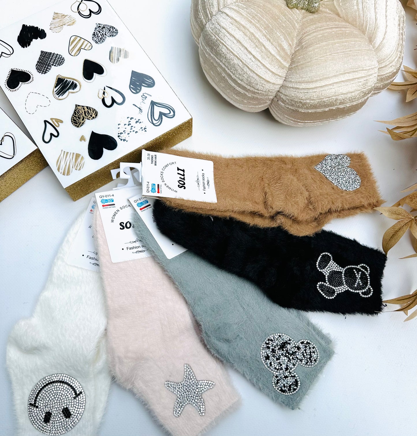 Cosy socks ( size 3-5 )(35-38 )