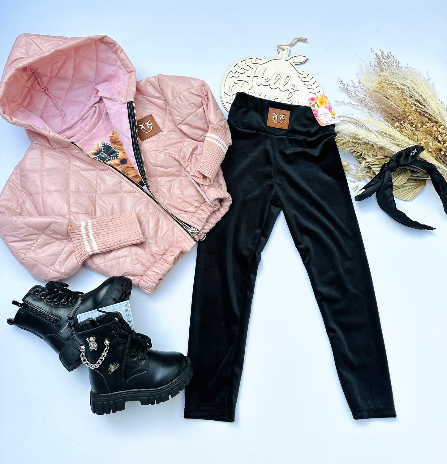 Pink autumn jacket