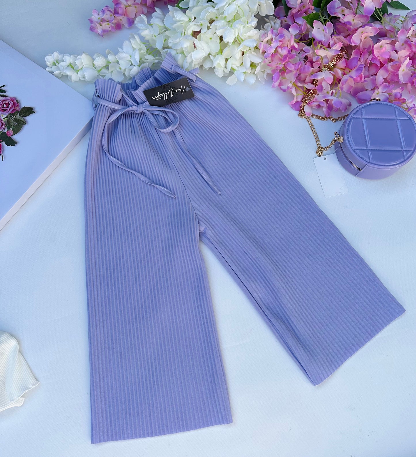 Lilac culottes pants