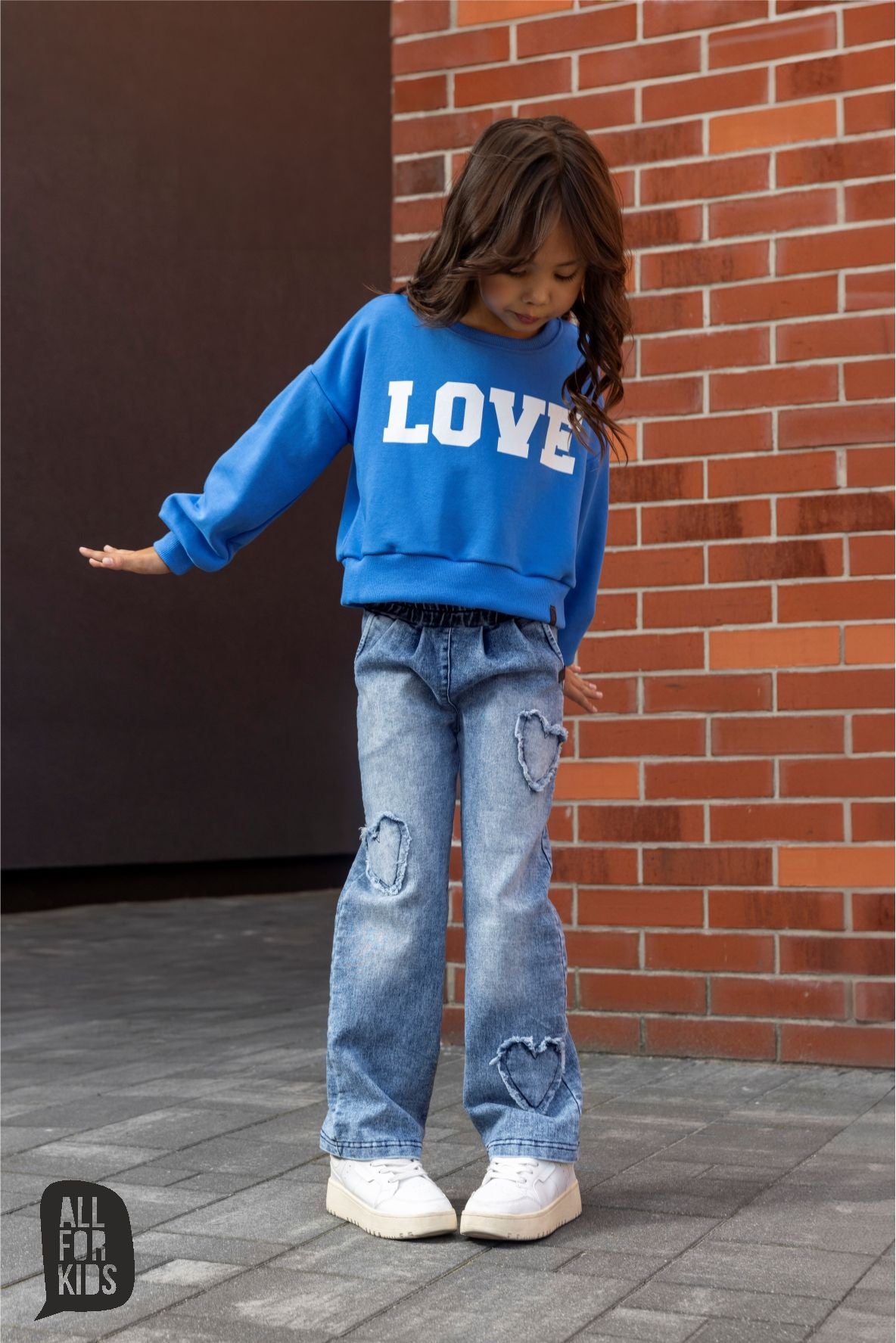 Blue LOVE  sweatshirt