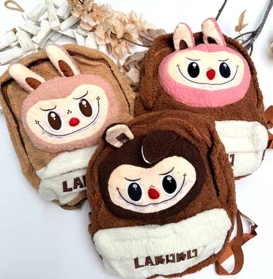Fluffy backpack