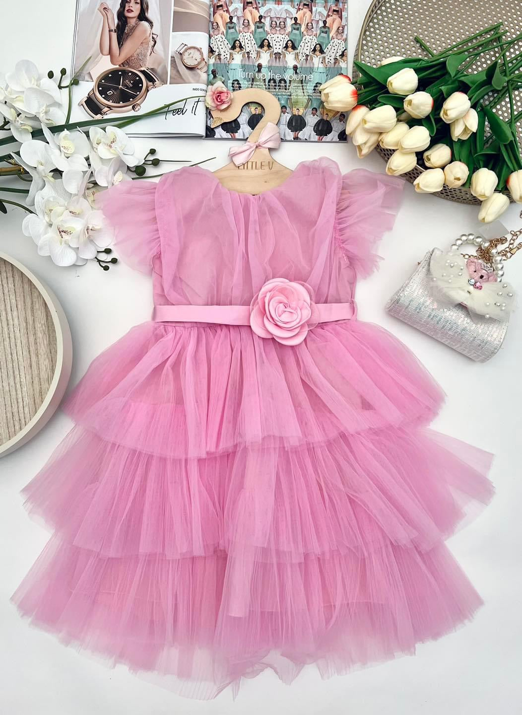 Pink Flower dress